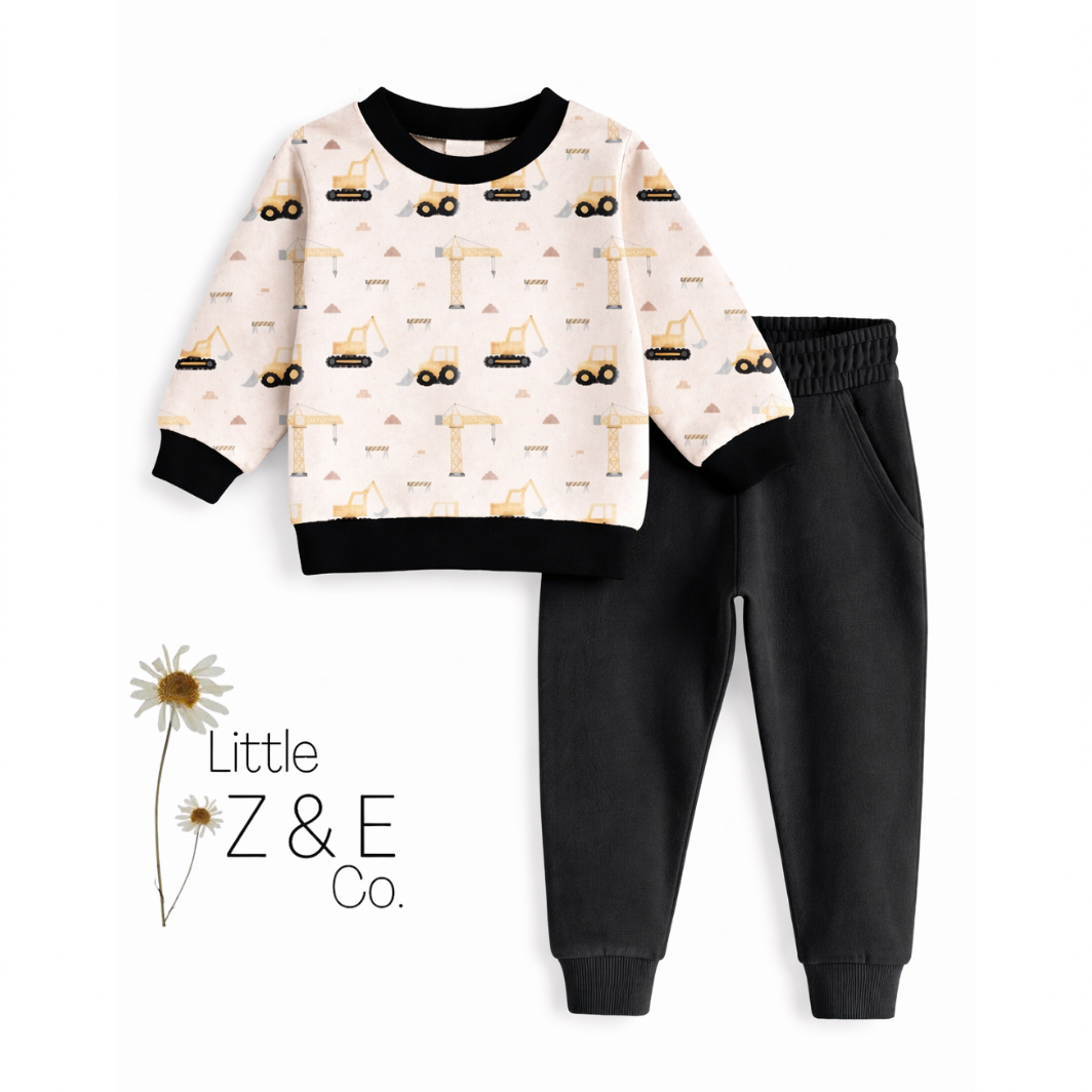 Busy Builders Crew Neck & Jogger Set
