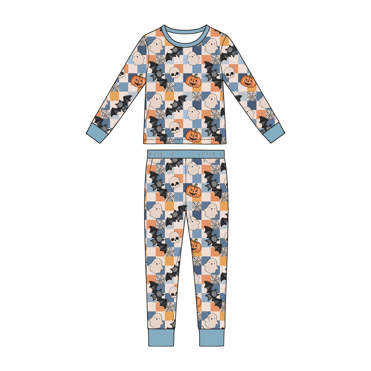 Checkerboard Chills Two Piece Pyjama Set