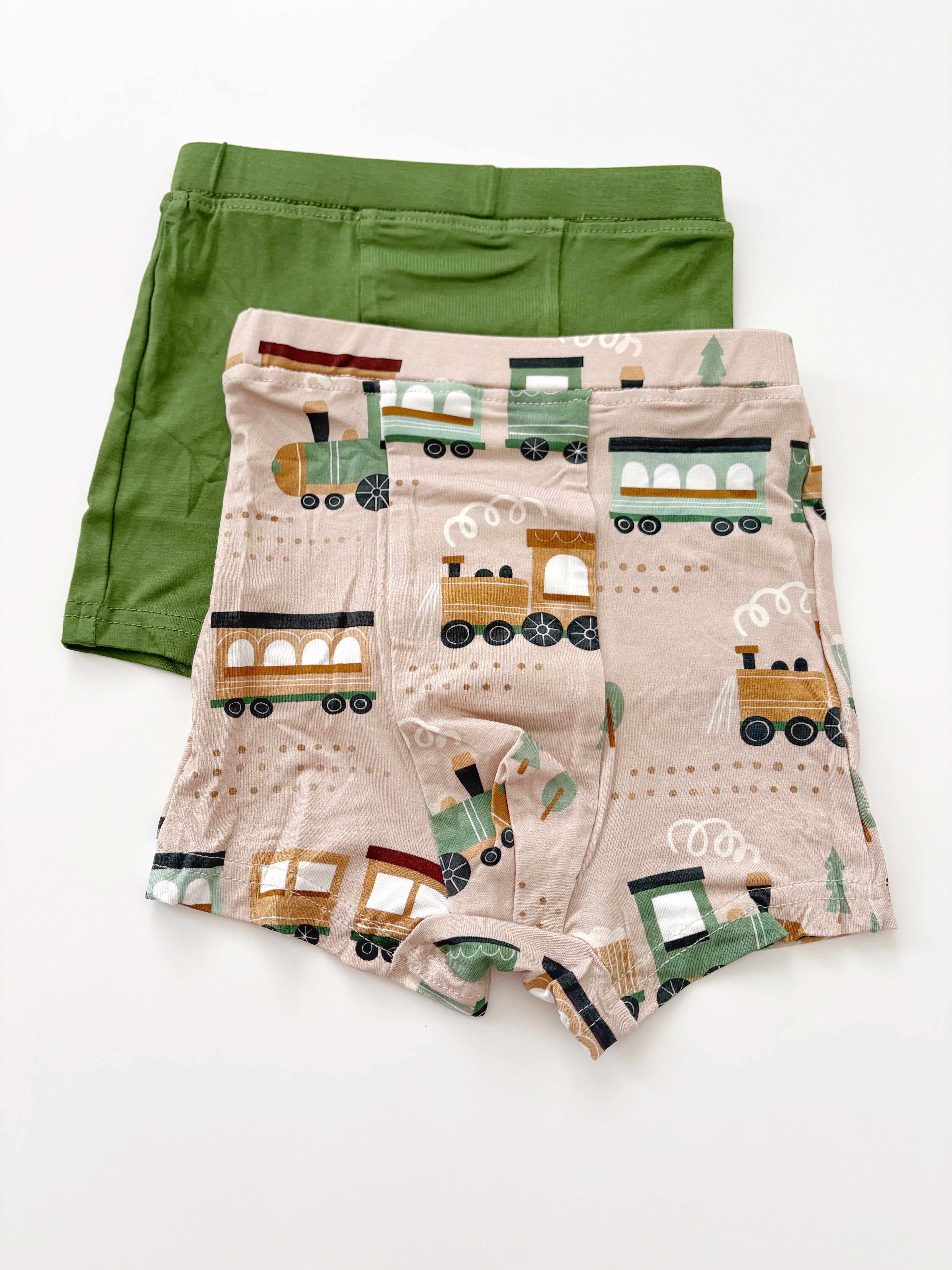 Little Locomotive Boys Boxer Underwear Two Pack