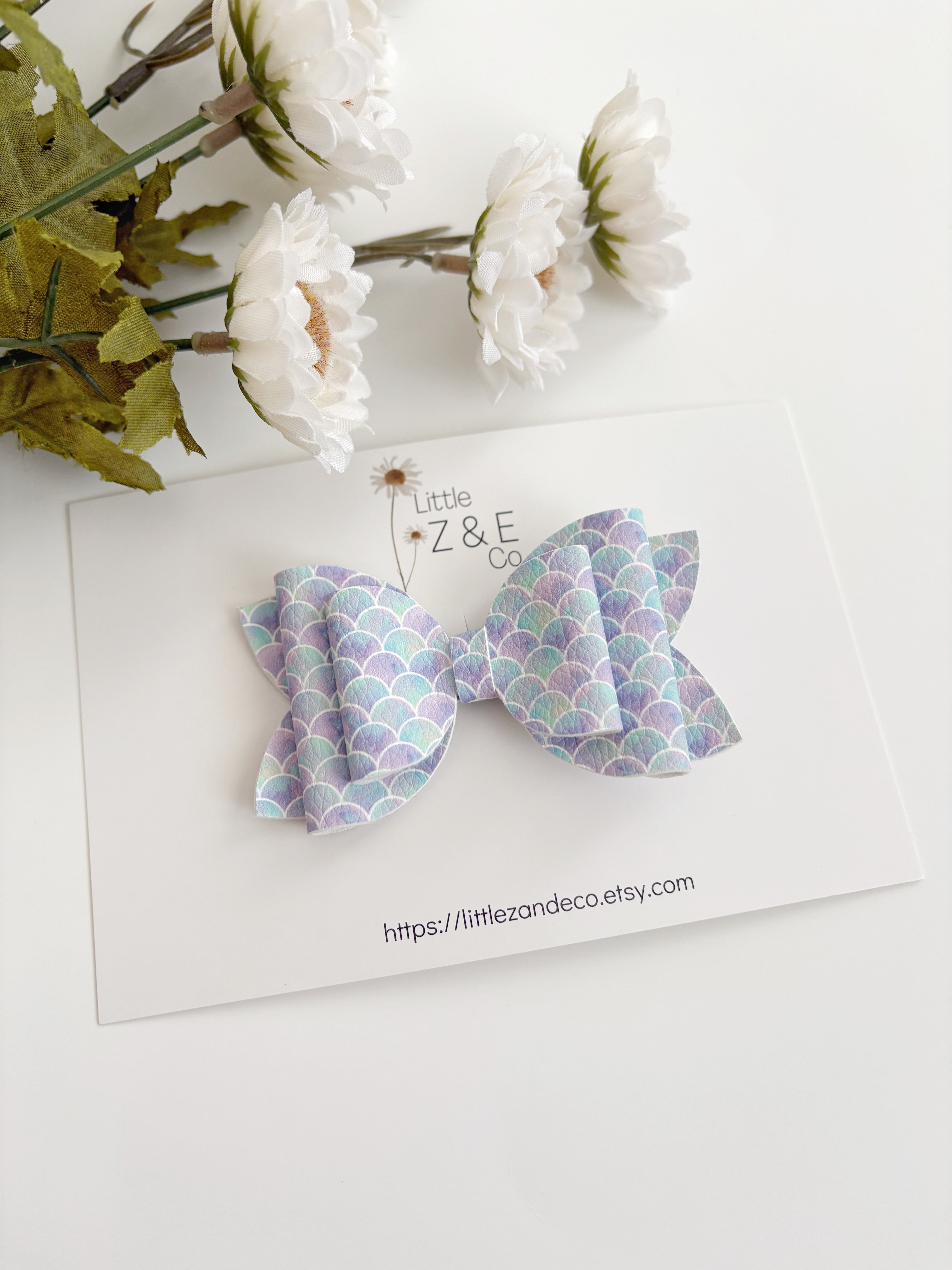 Mermaid scales bow