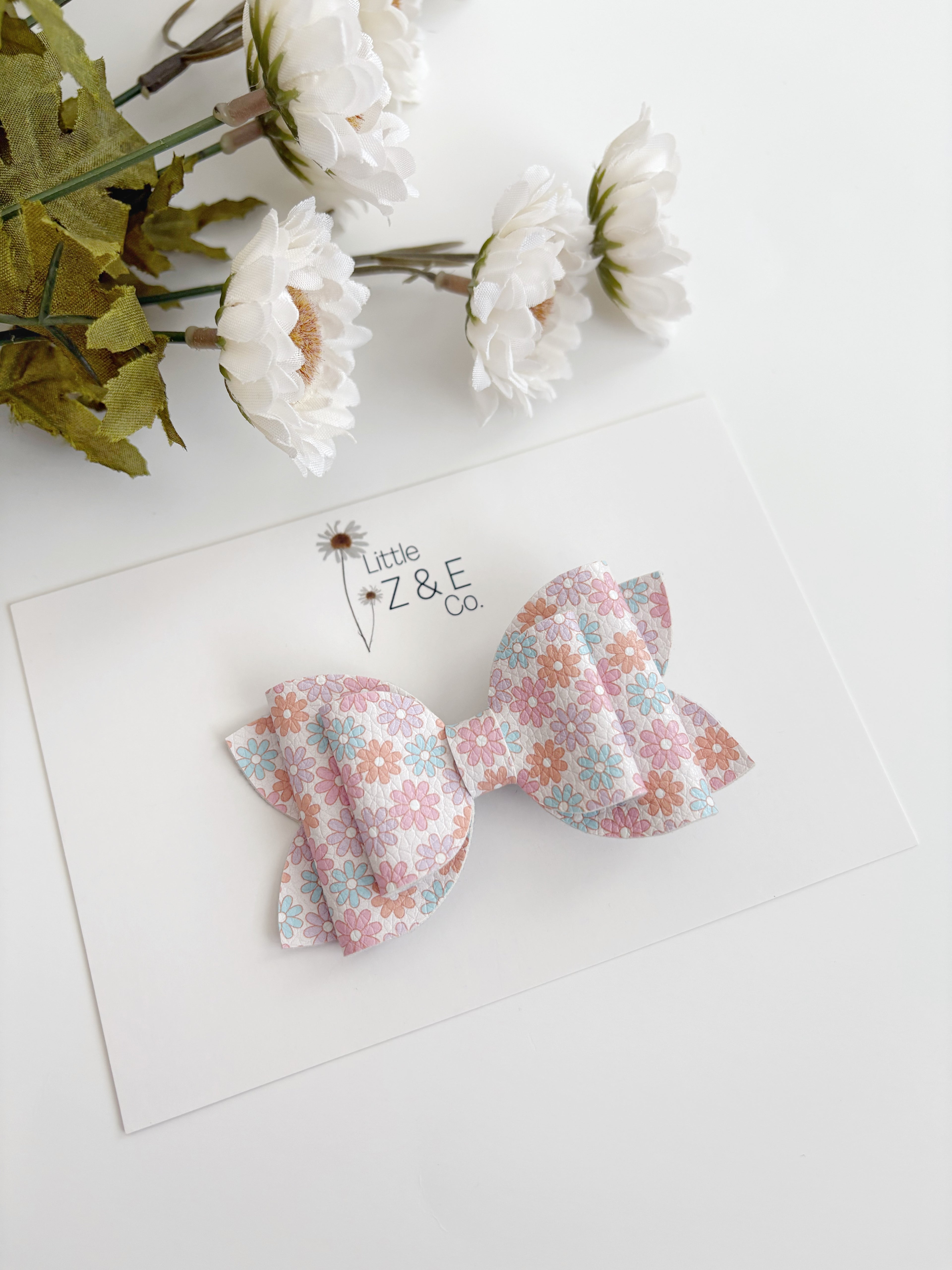 Floral Hair Bow