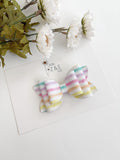 Rainbow Stripes Hair Bow