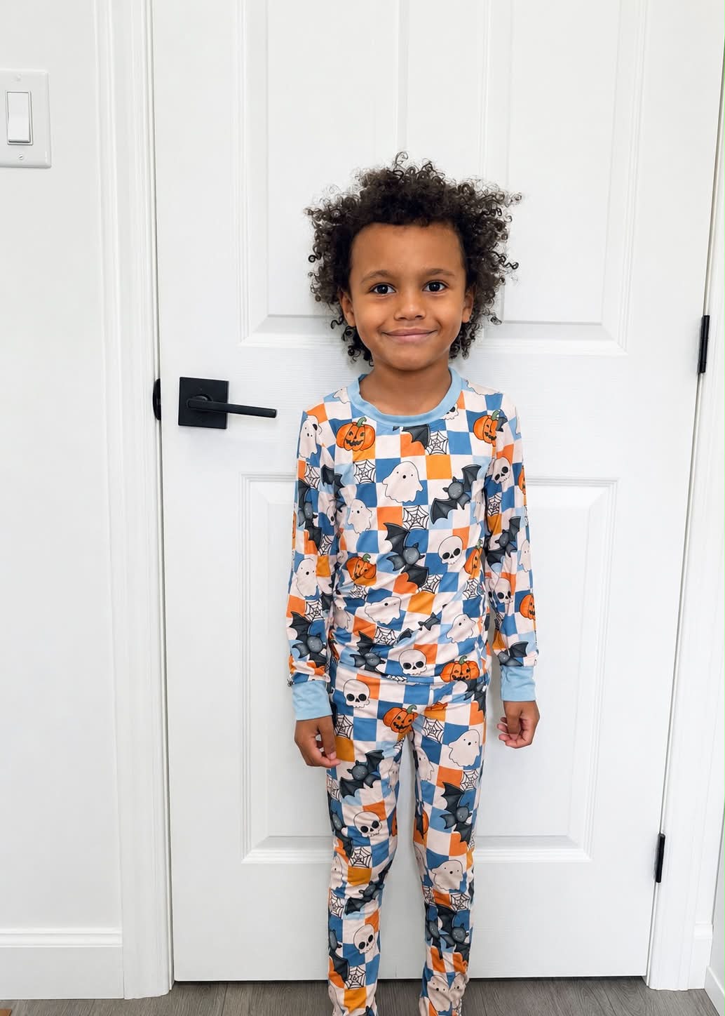 Checkerboard Chills Two Piece Pyjama Set