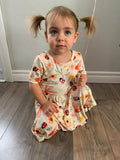 Spring Meadow Short Sleeve Twirl Dress