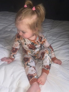 Ember In Bloom Two Piece Pyjama Set
