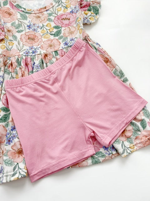 Enora Peplum Top & Biker Short Set